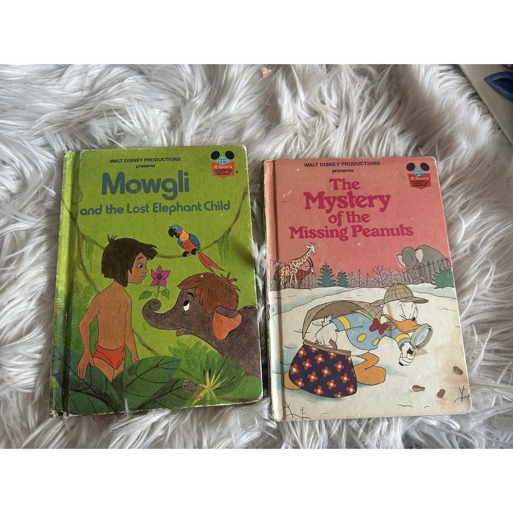 Mowgli And The Lost Elephant Child & The Mystery Of The Missing Peanuts Books